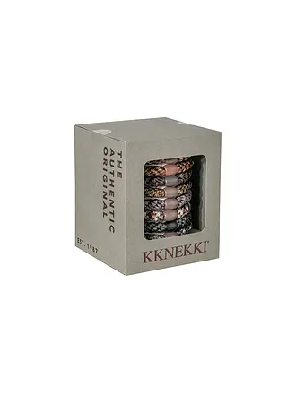 KKNEKKI | Gomas para el pelo, paquete de 8. EARTH EDITION | braun